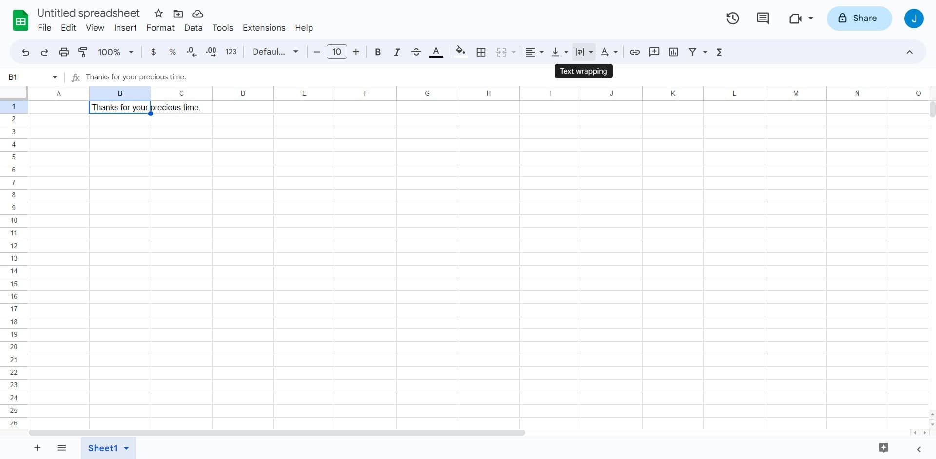 Access the Format menu