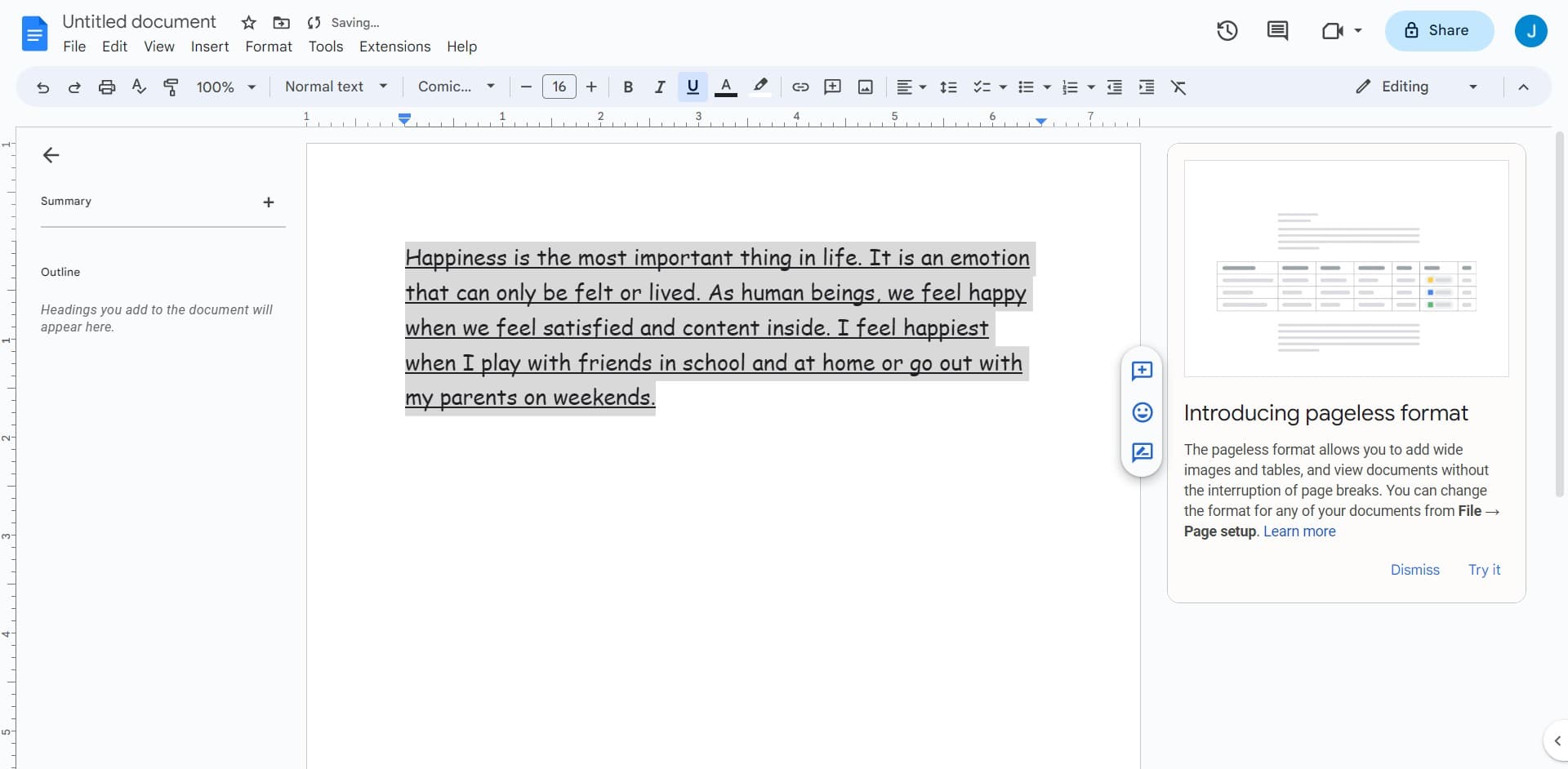 Confirm your changes