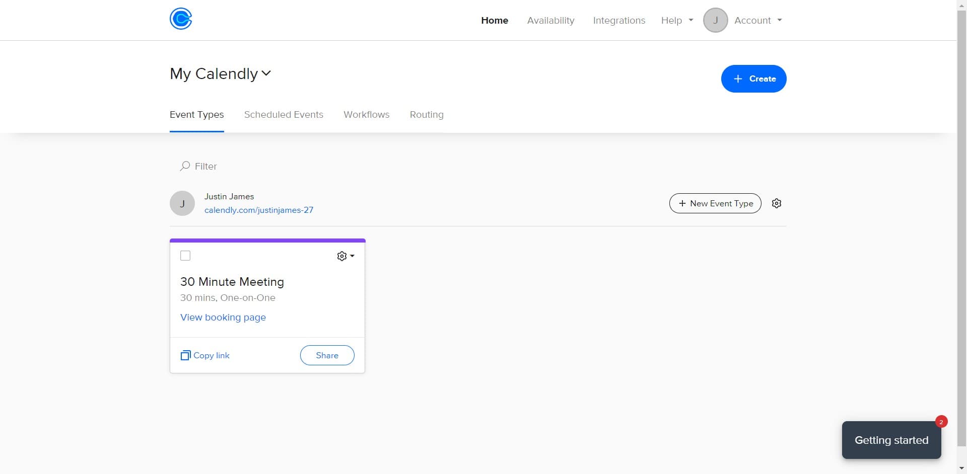 Click on Home Availability section