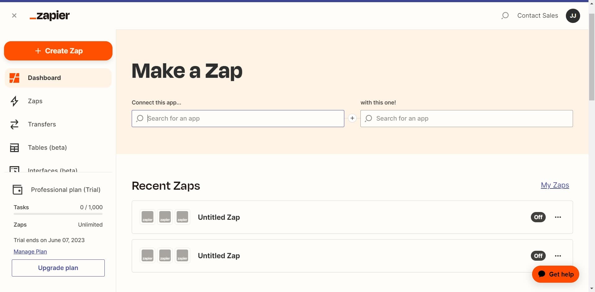 Connect your first app