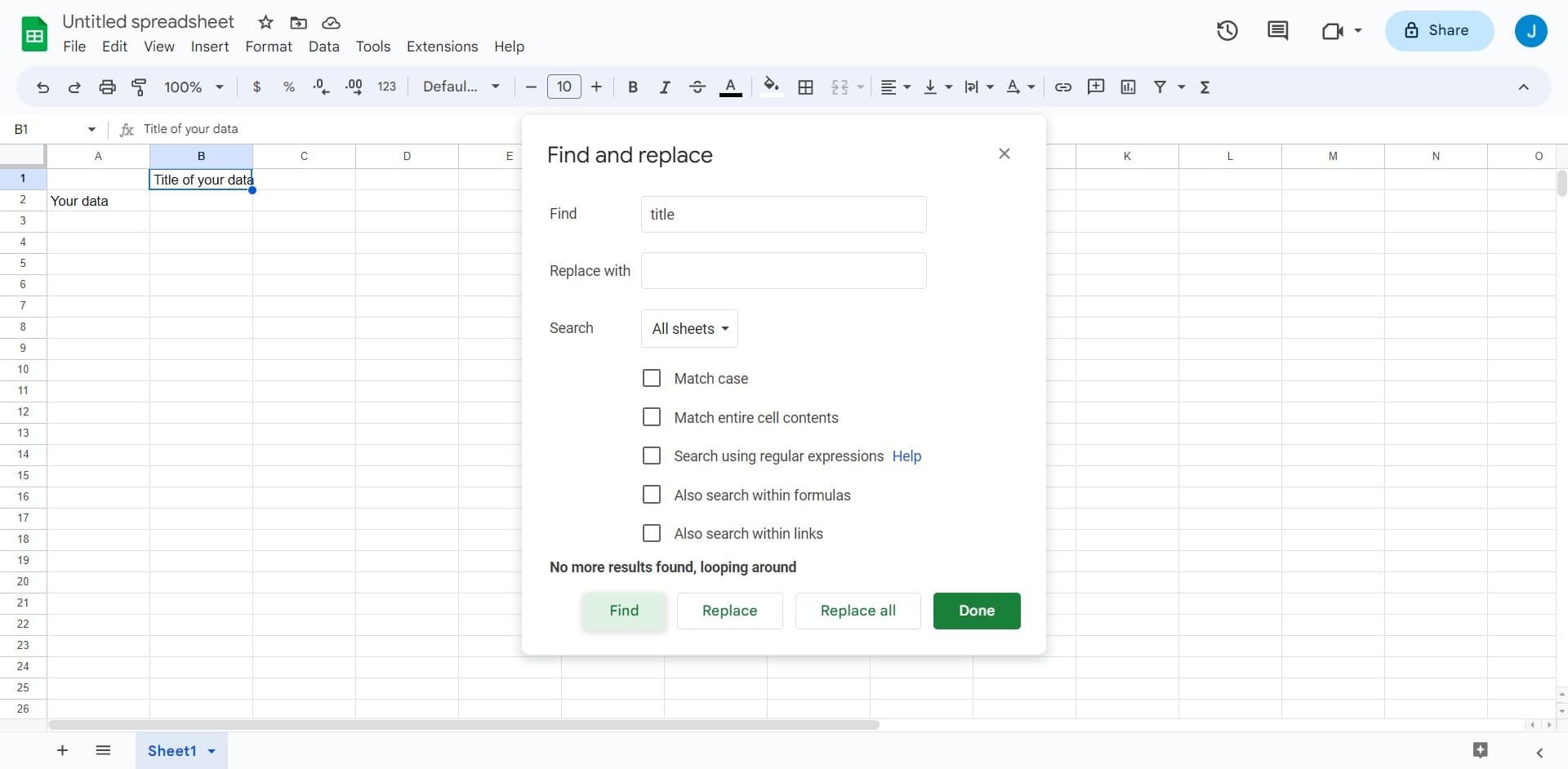 Navigate to the next match