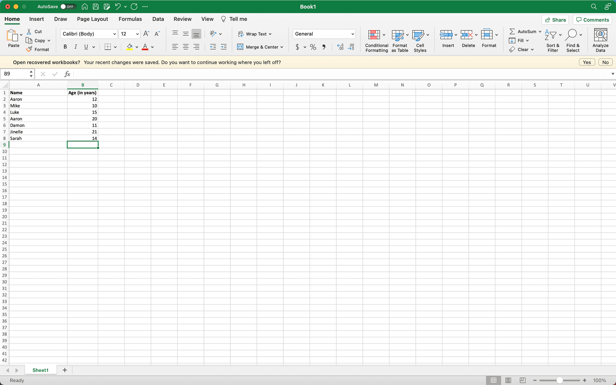 Prepare and select your data