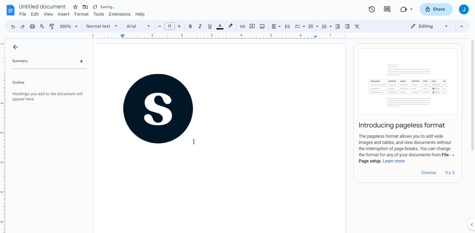 Confirm image insertion