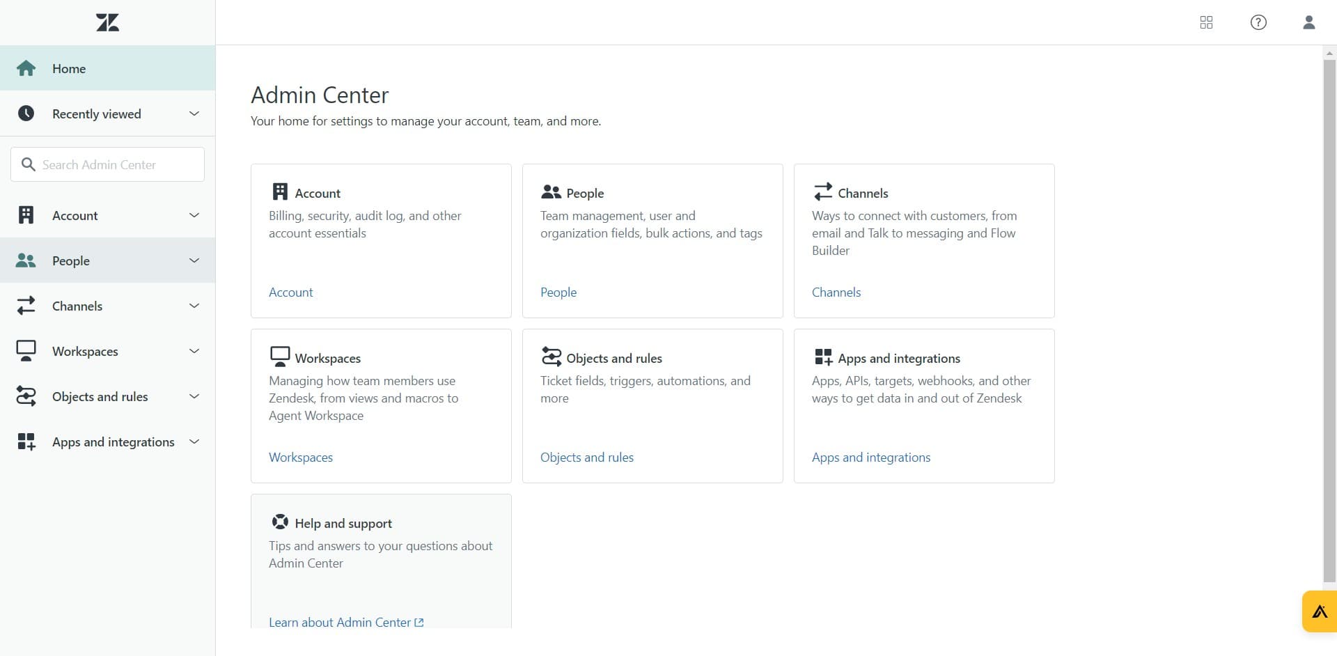 Navigate to People section