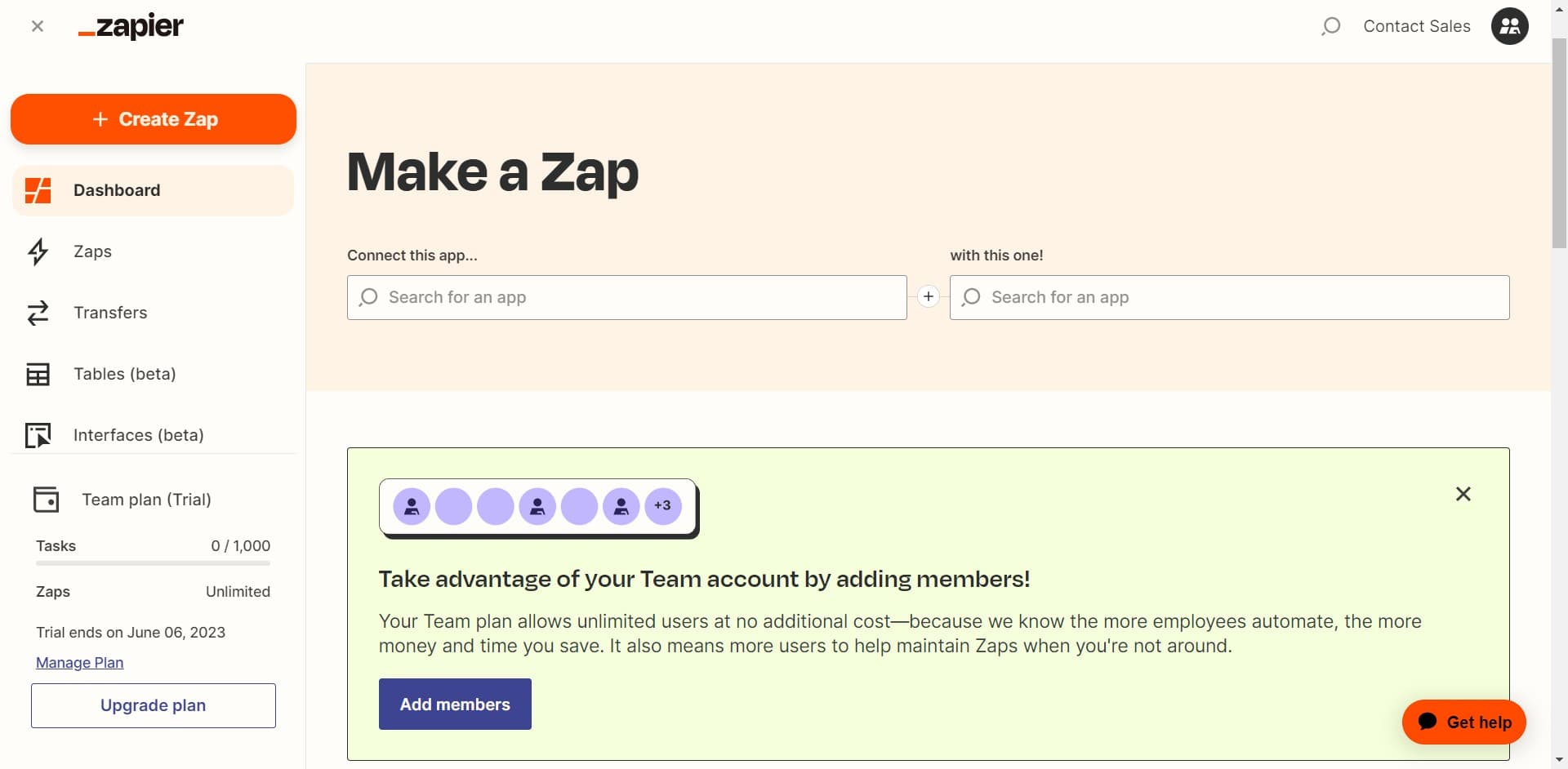 Access your workspace settings