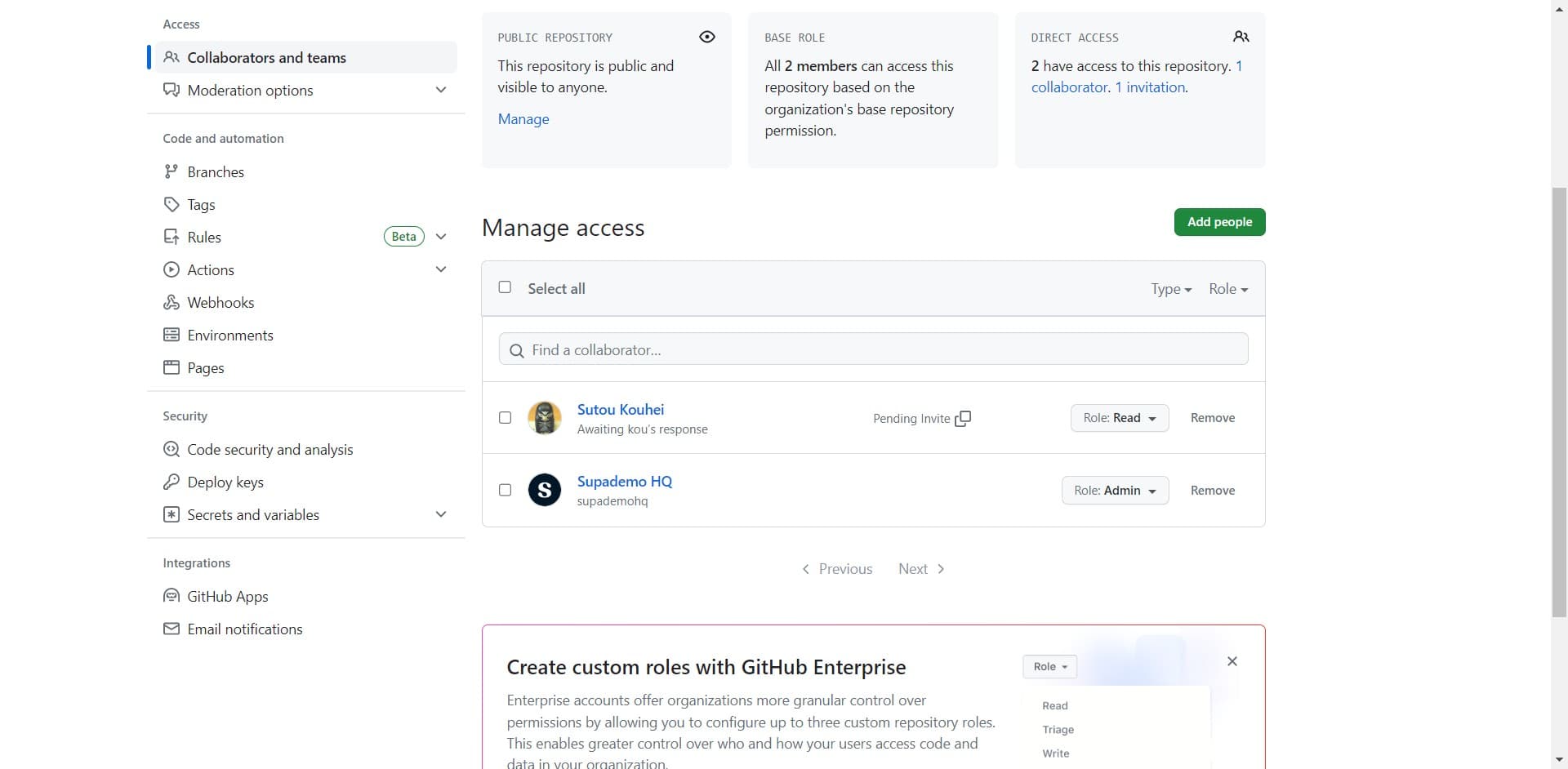 Complete the invitation