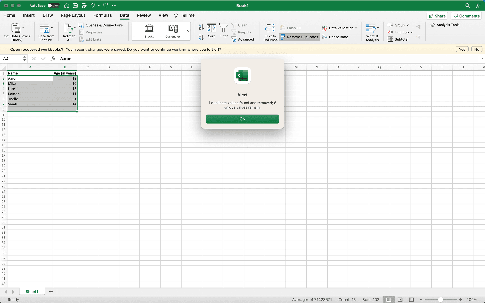 Verify your cleaned data