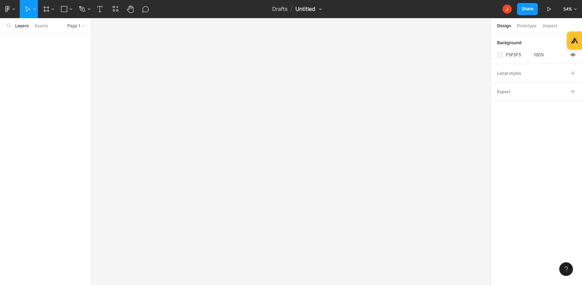 Open your Figma project