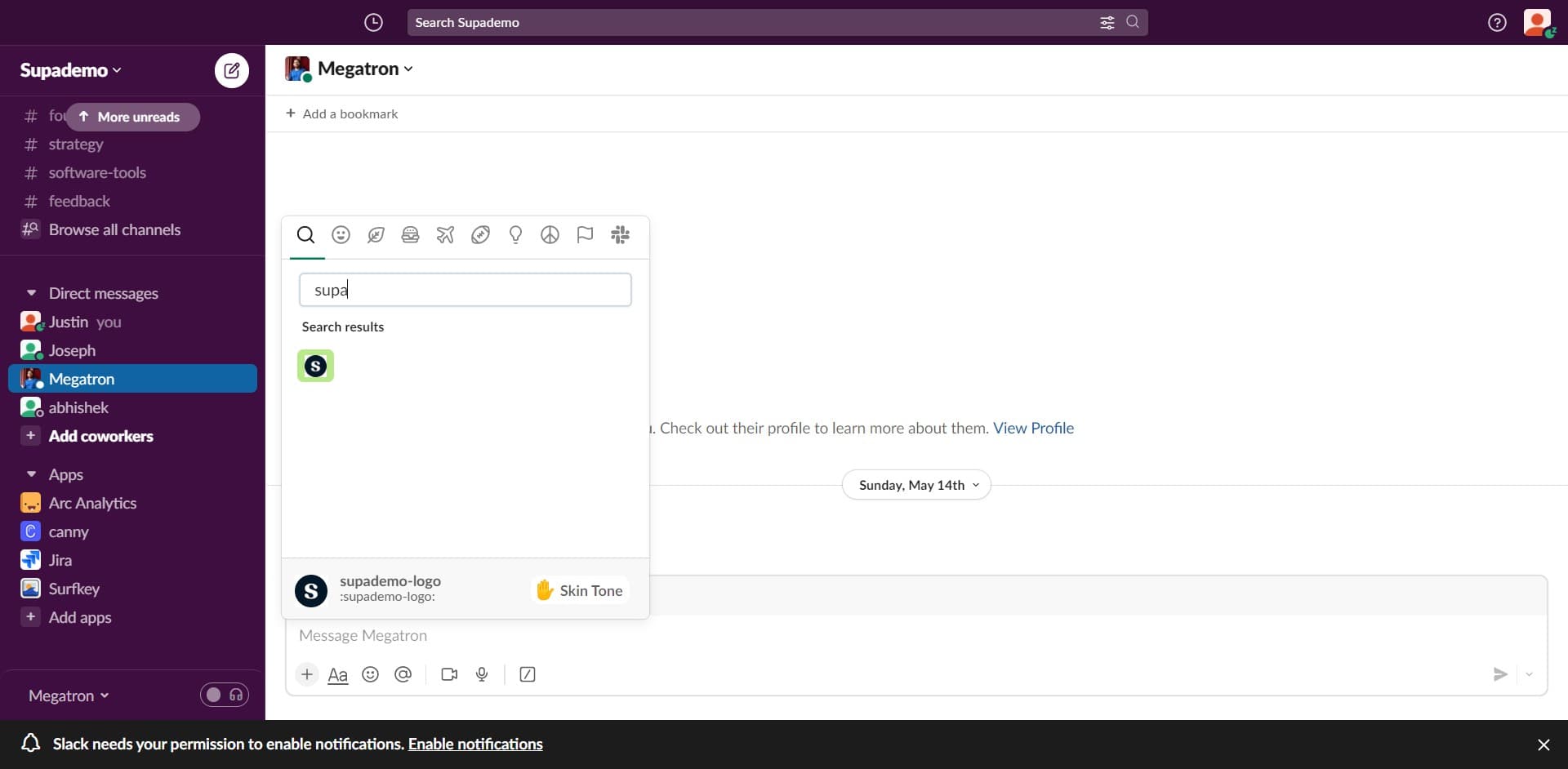 Complete the upload process