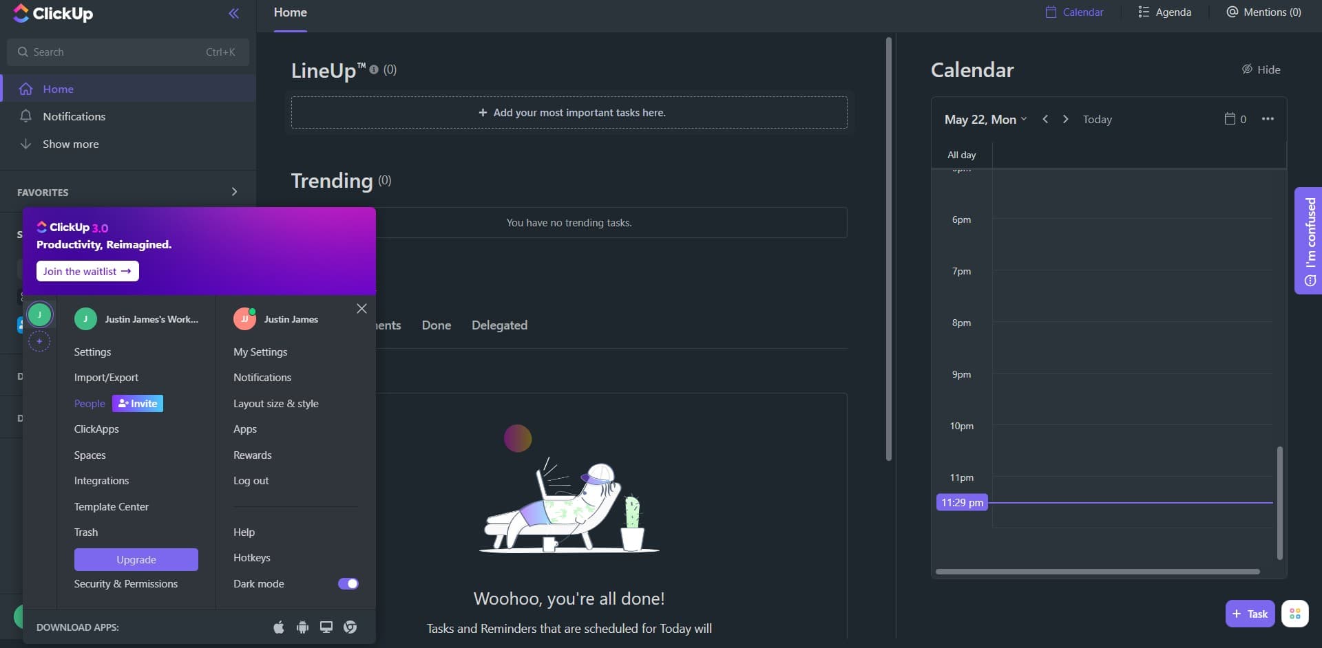 Open the People section