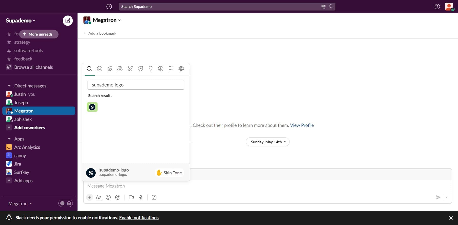 Start using your emoji