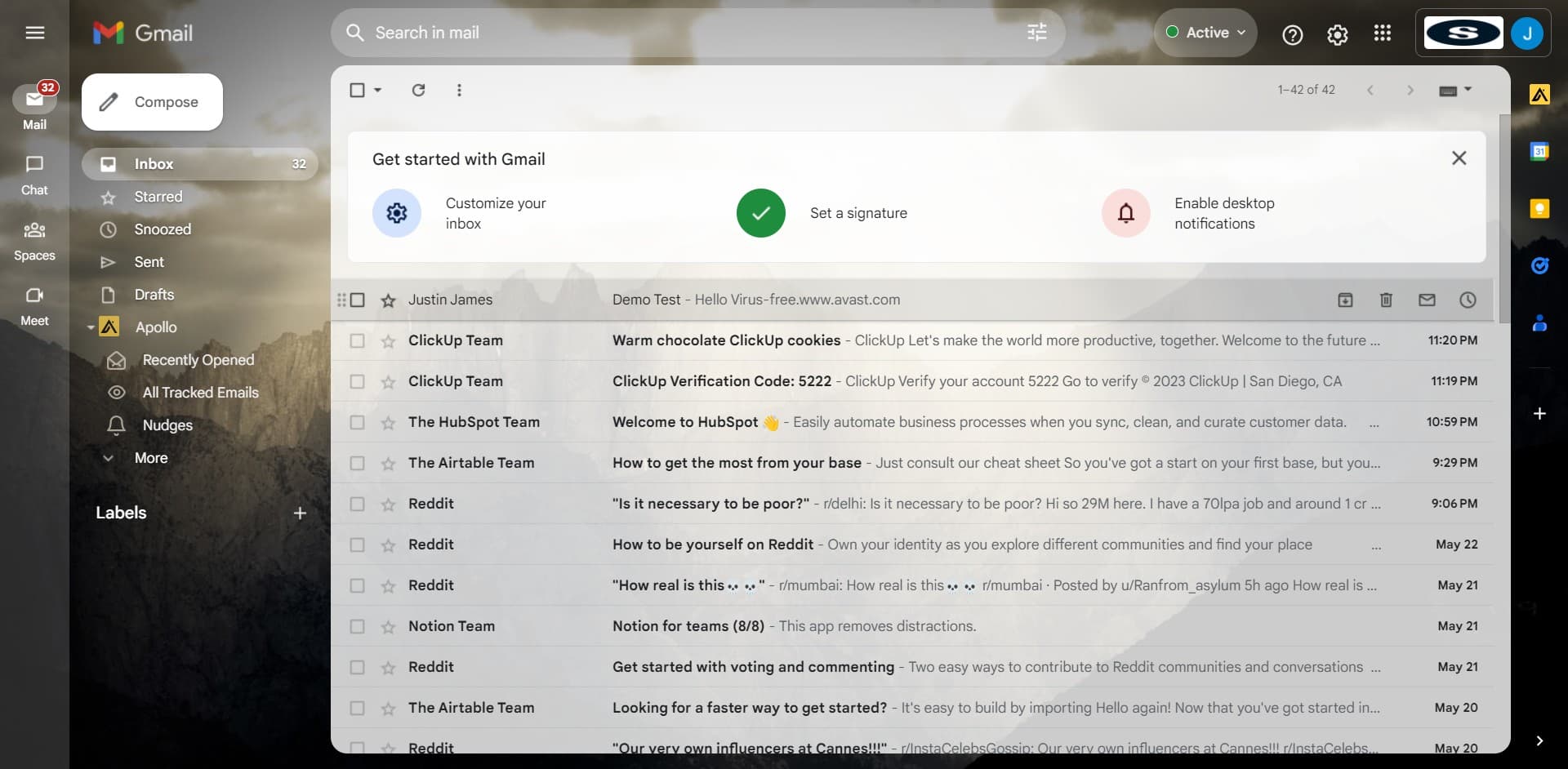 Select the sender's email