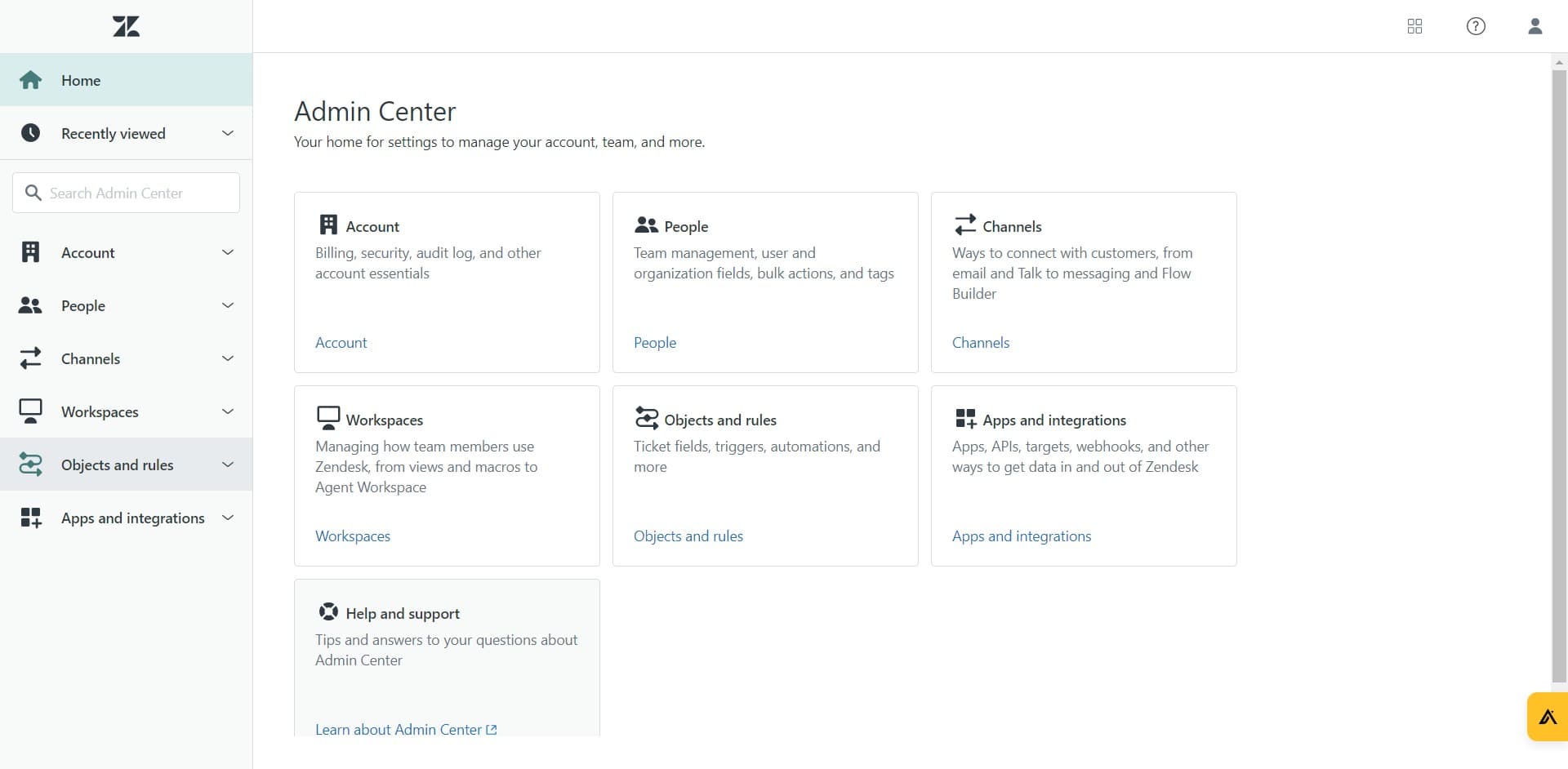 Navigate to Objects and rules