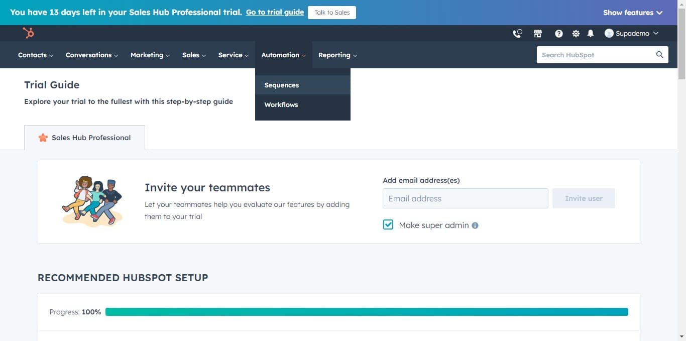 Navigate to Sequences