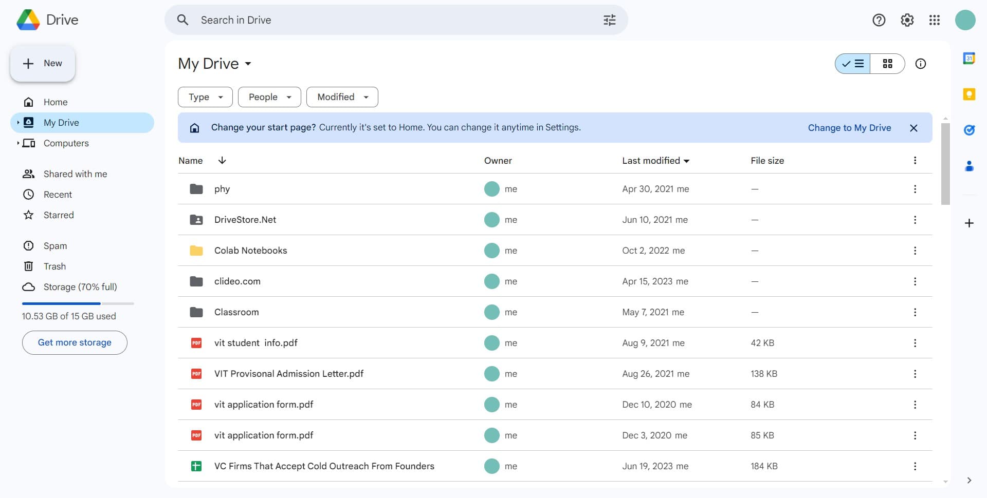 Click the create button
