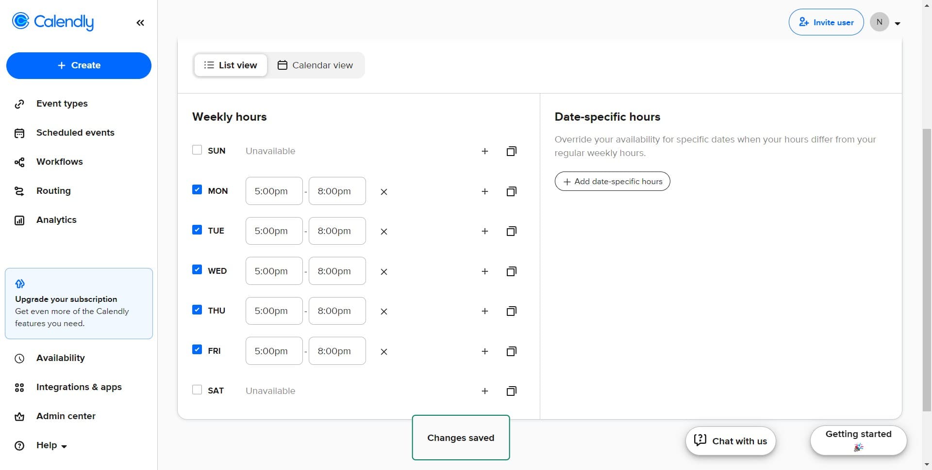 Complete setup process