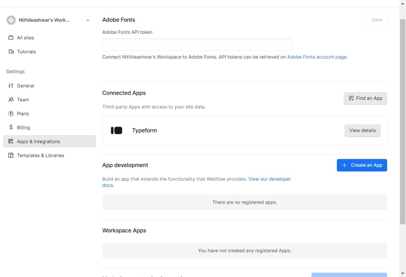 View integration details