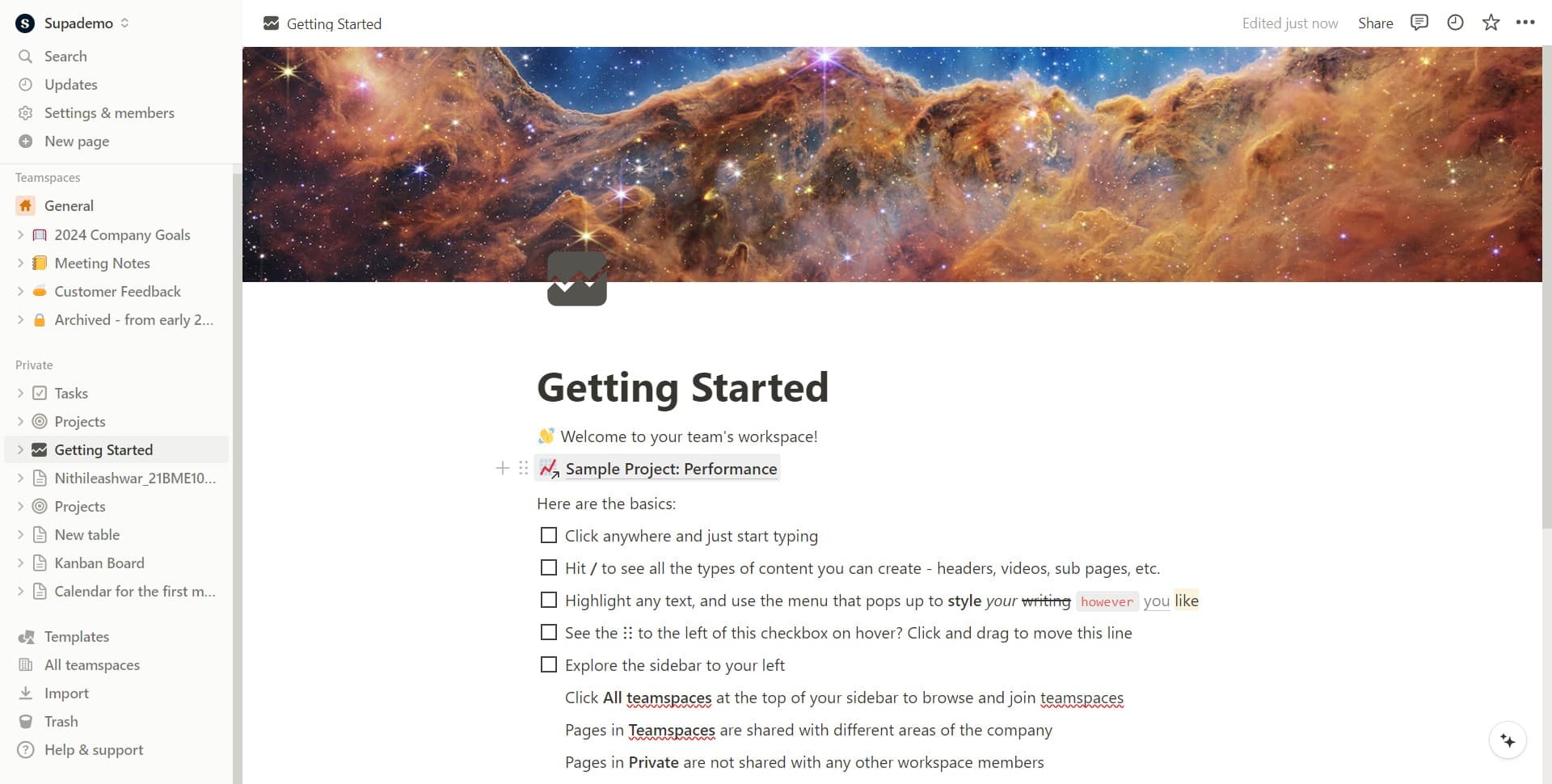 Access the project details
