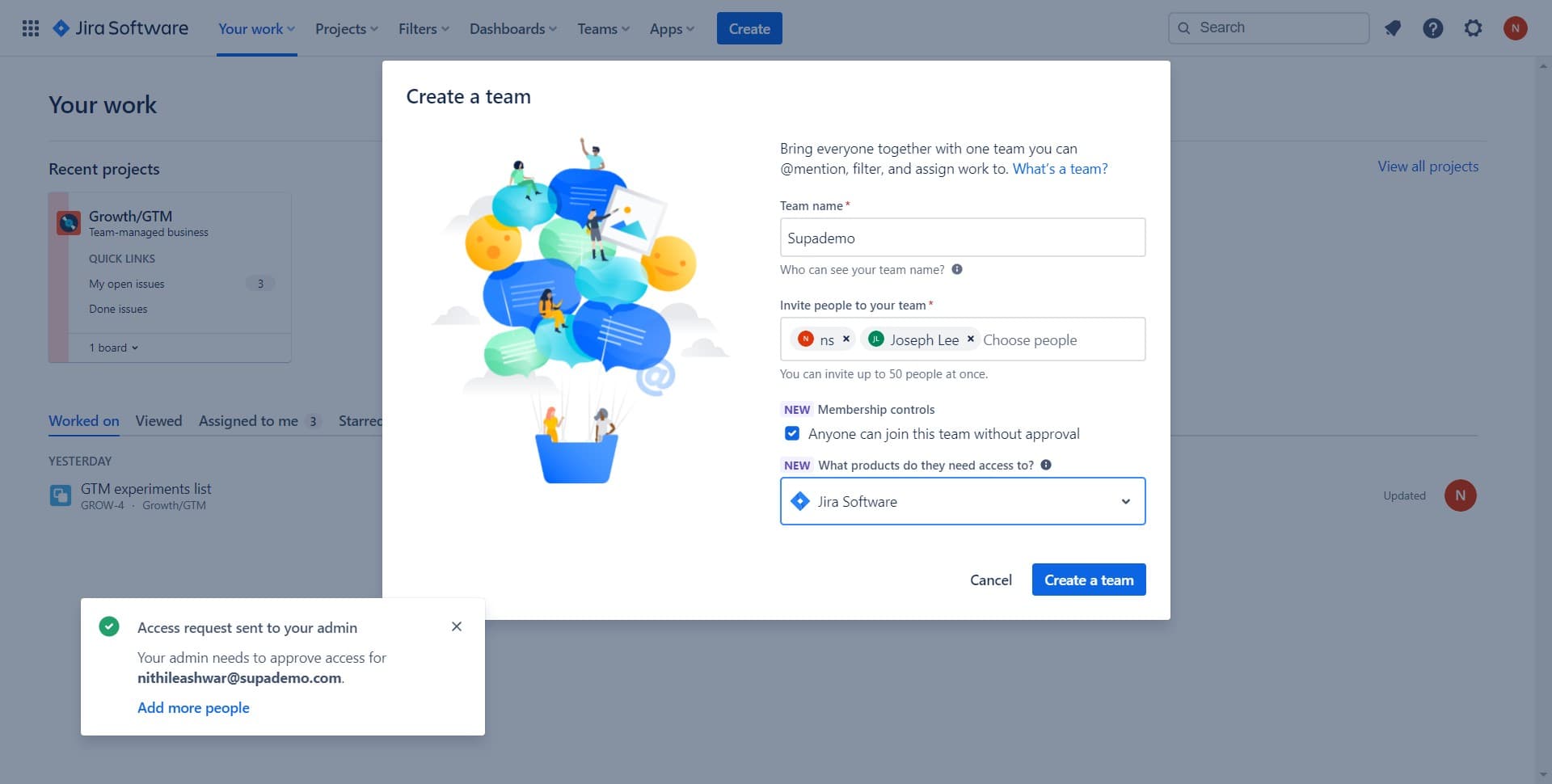 Bring everyone into the team