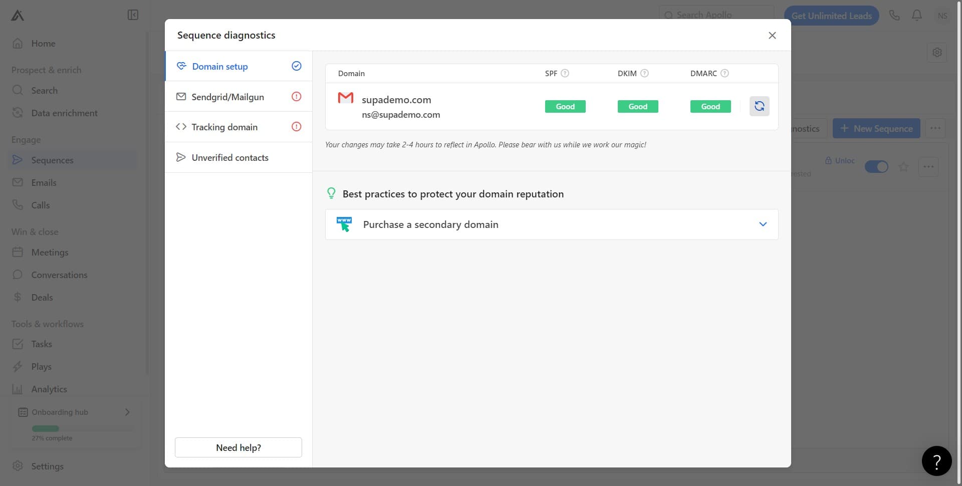 Review Diagnostics Results