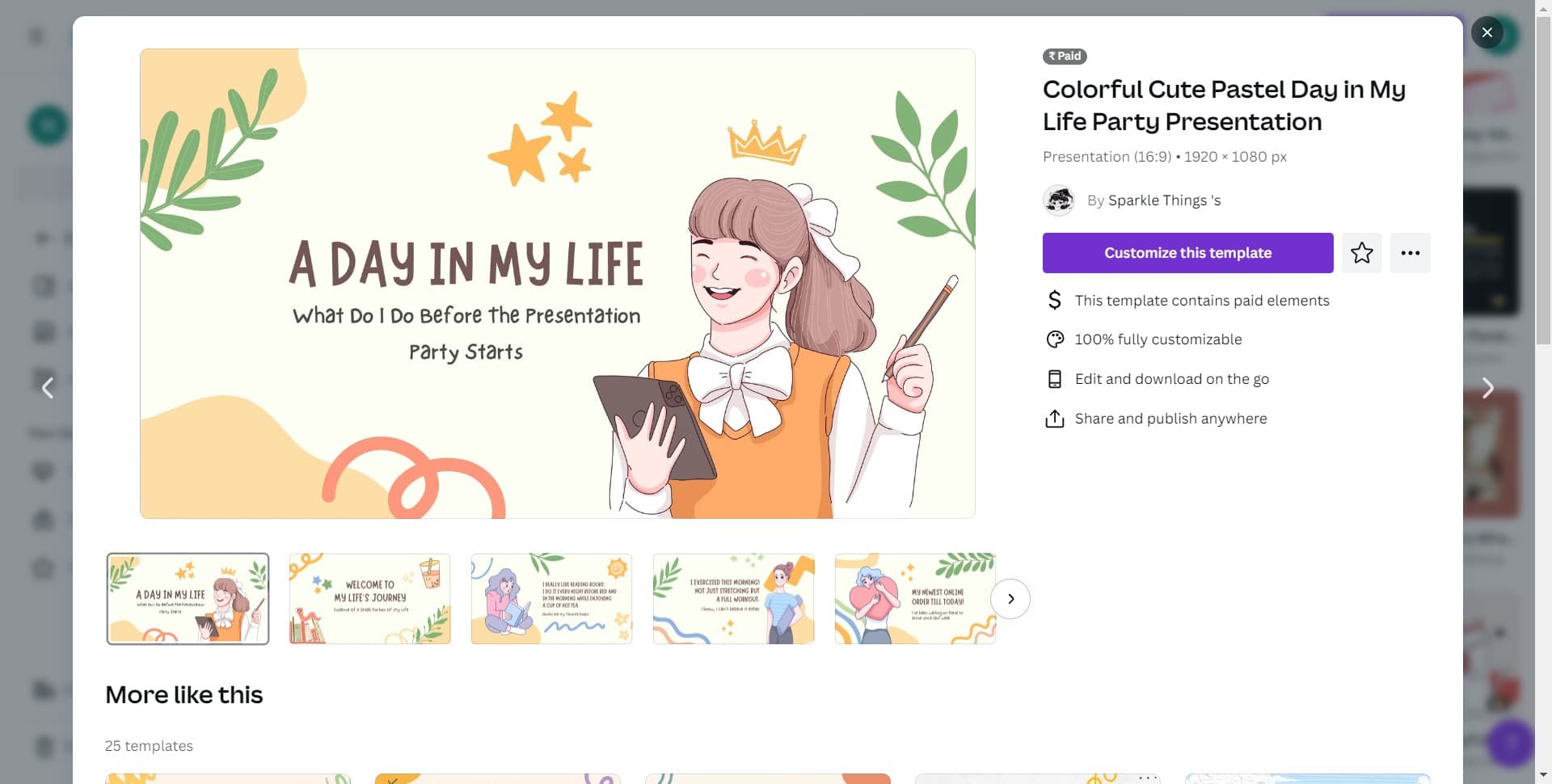 Customize this template