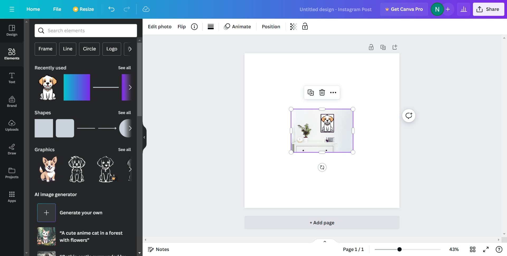 Adjust border settings if needed