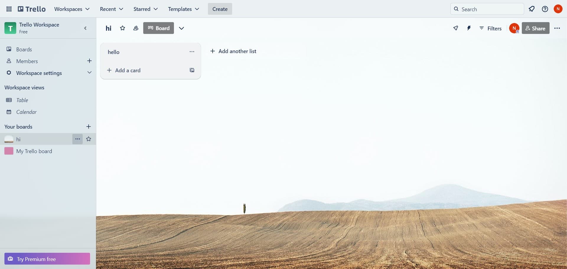 Access board settings