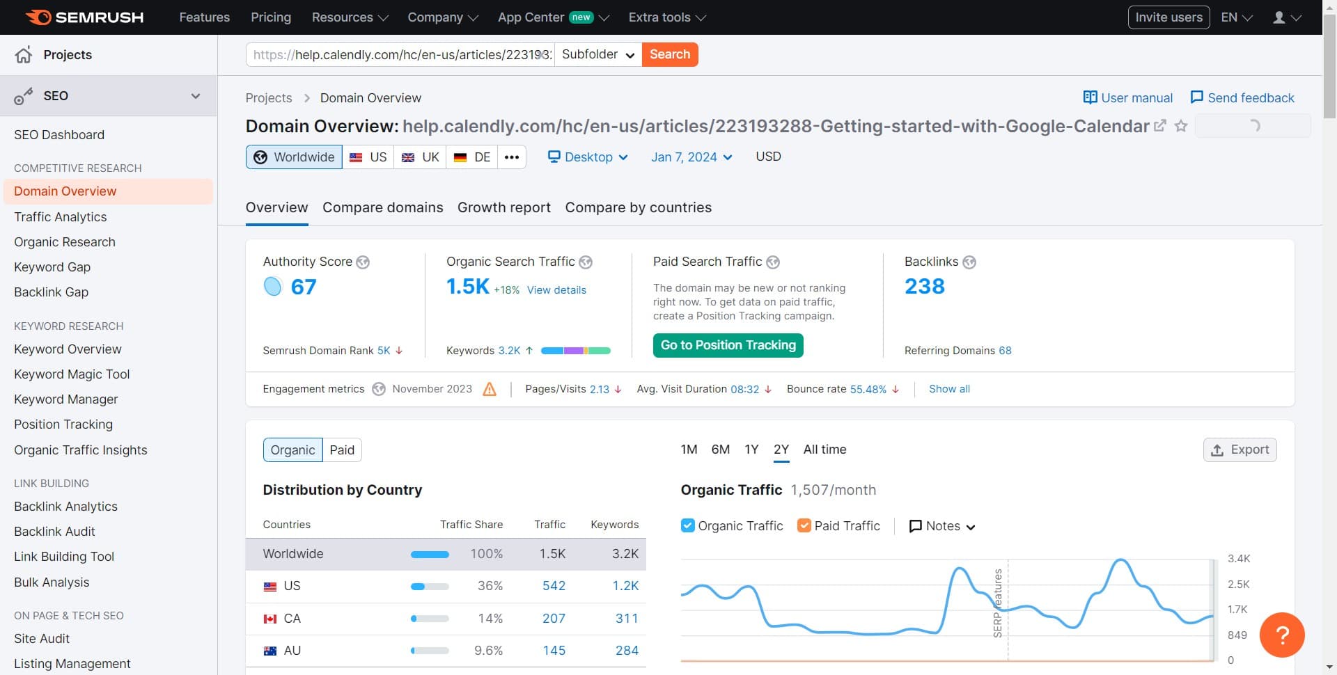 Review on-page recommendations