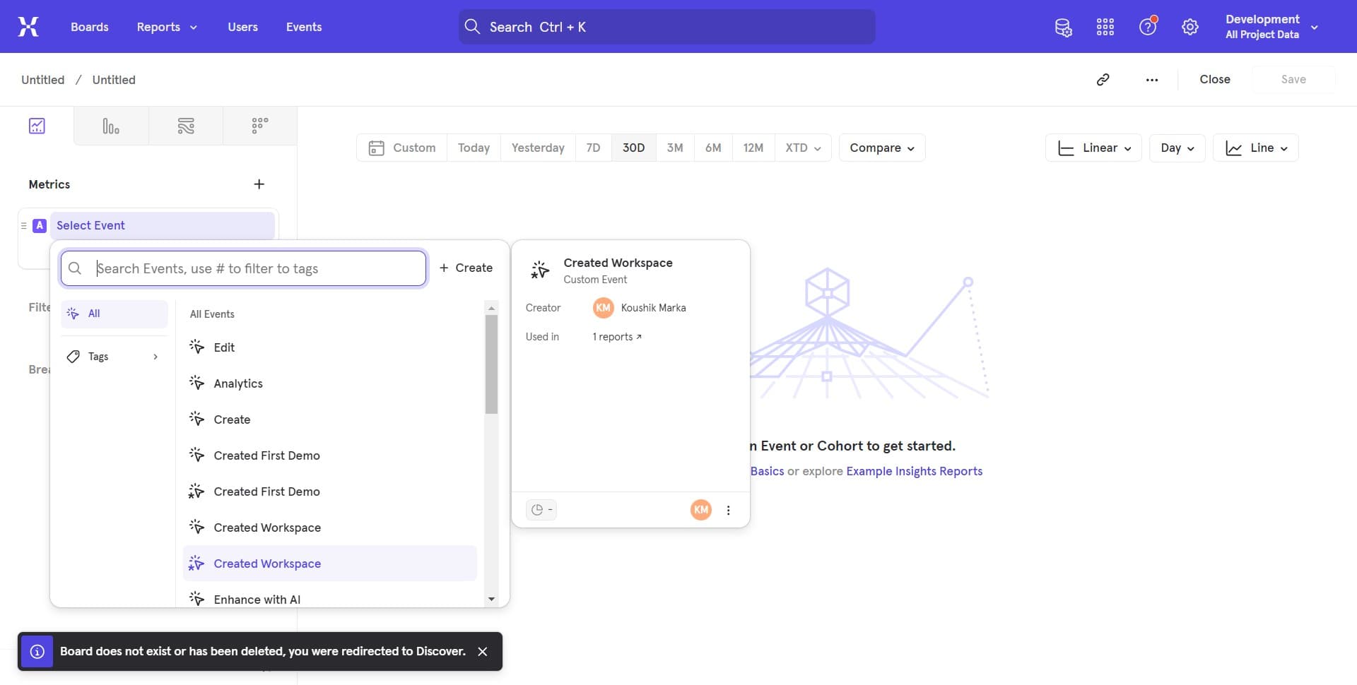 Configure board settings