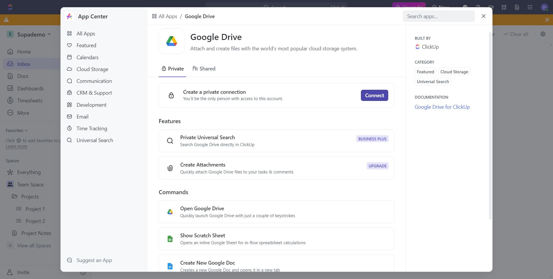Initiate the connection process