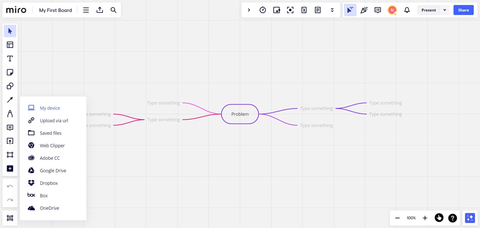 Choose My device option