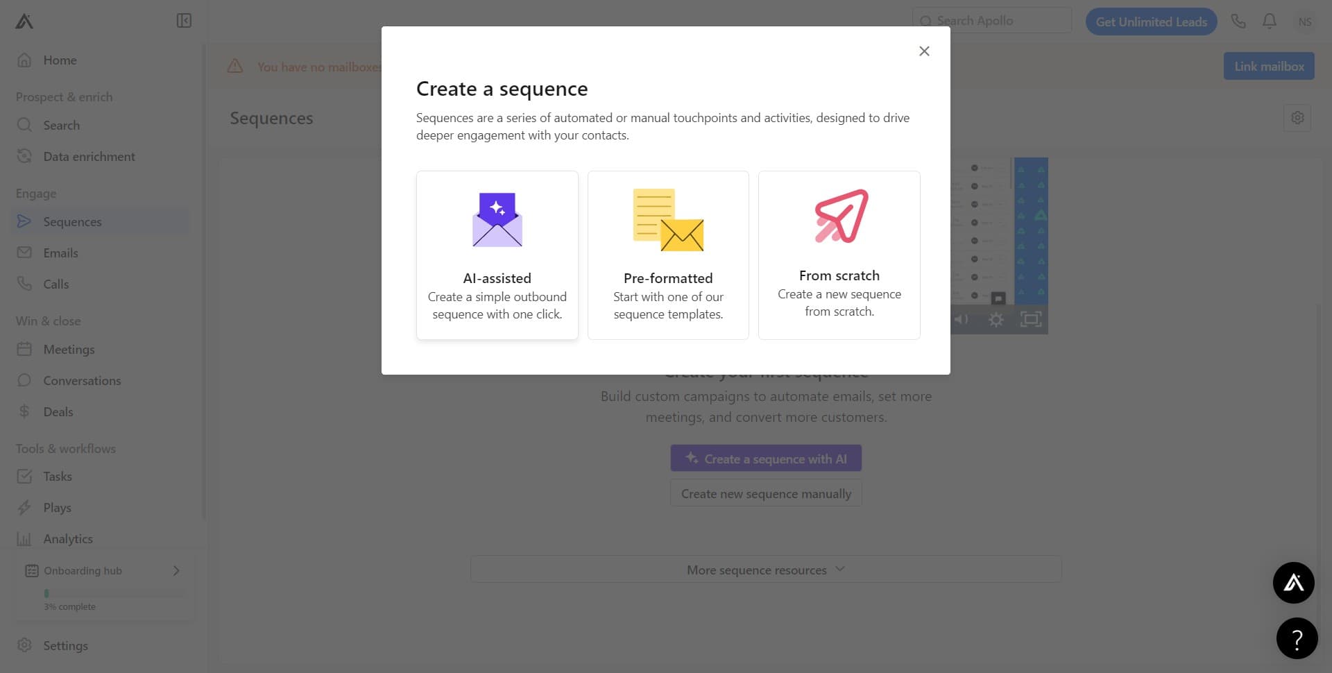 Choose AI-assisted content generation
