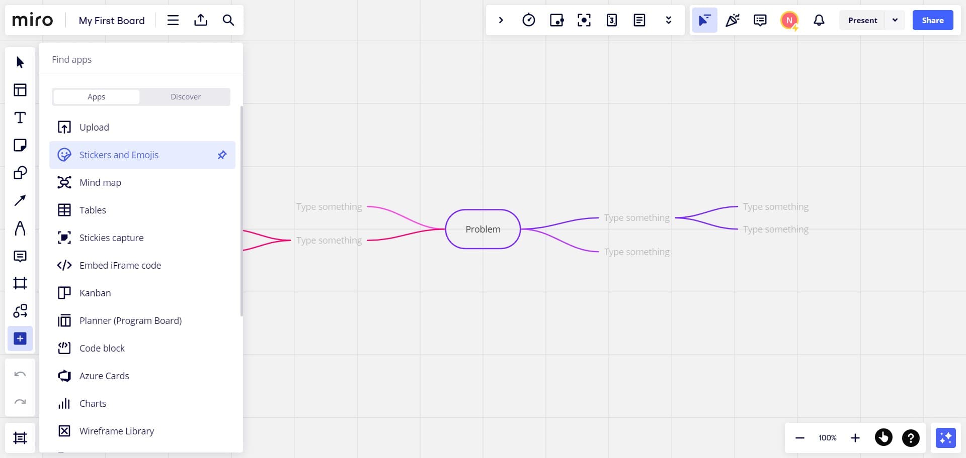 Navigate to upload options