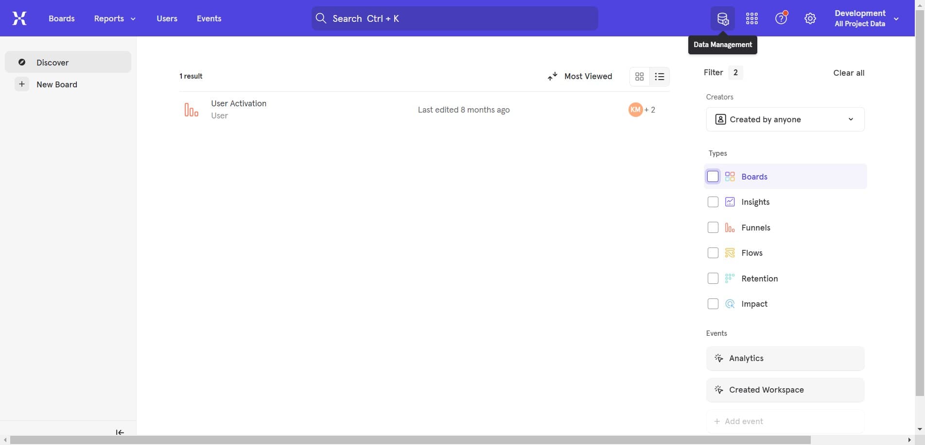 Navigate to integrations menu