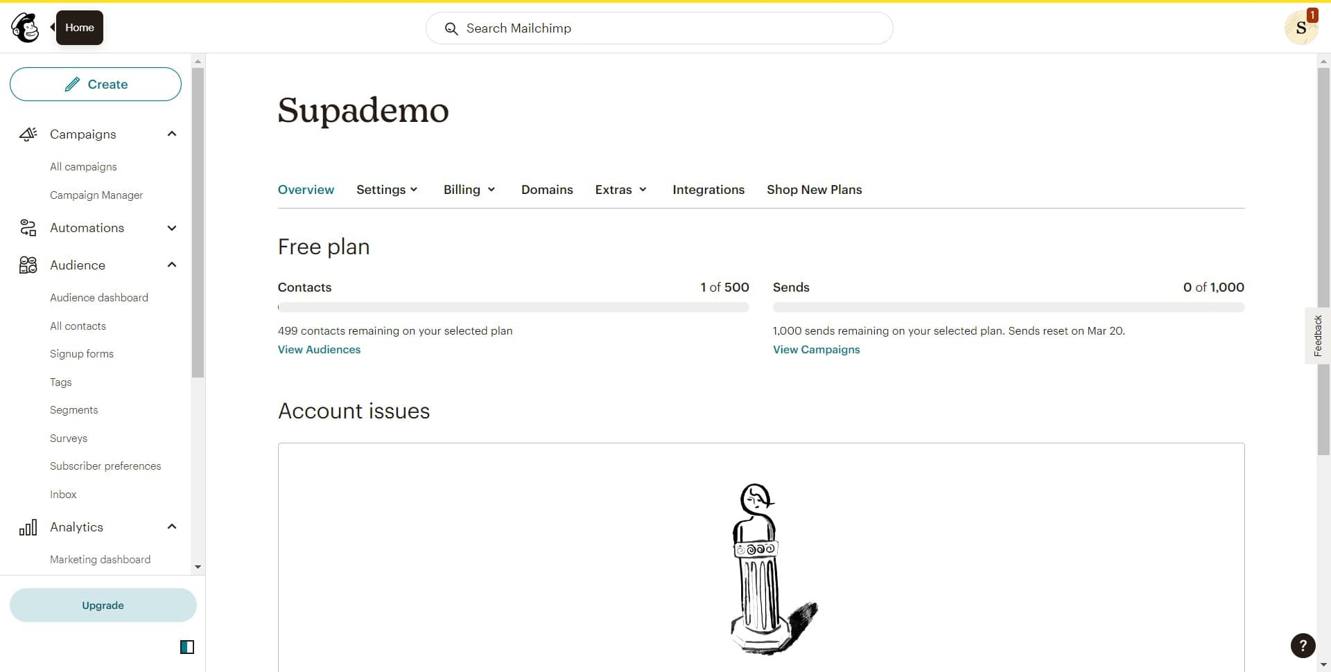 Click on the Image section