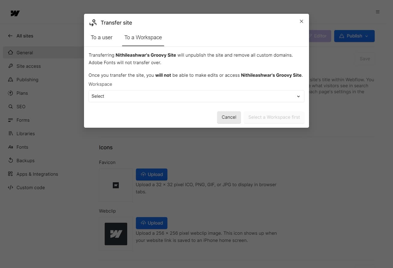 Finalize or Cancel Transfer