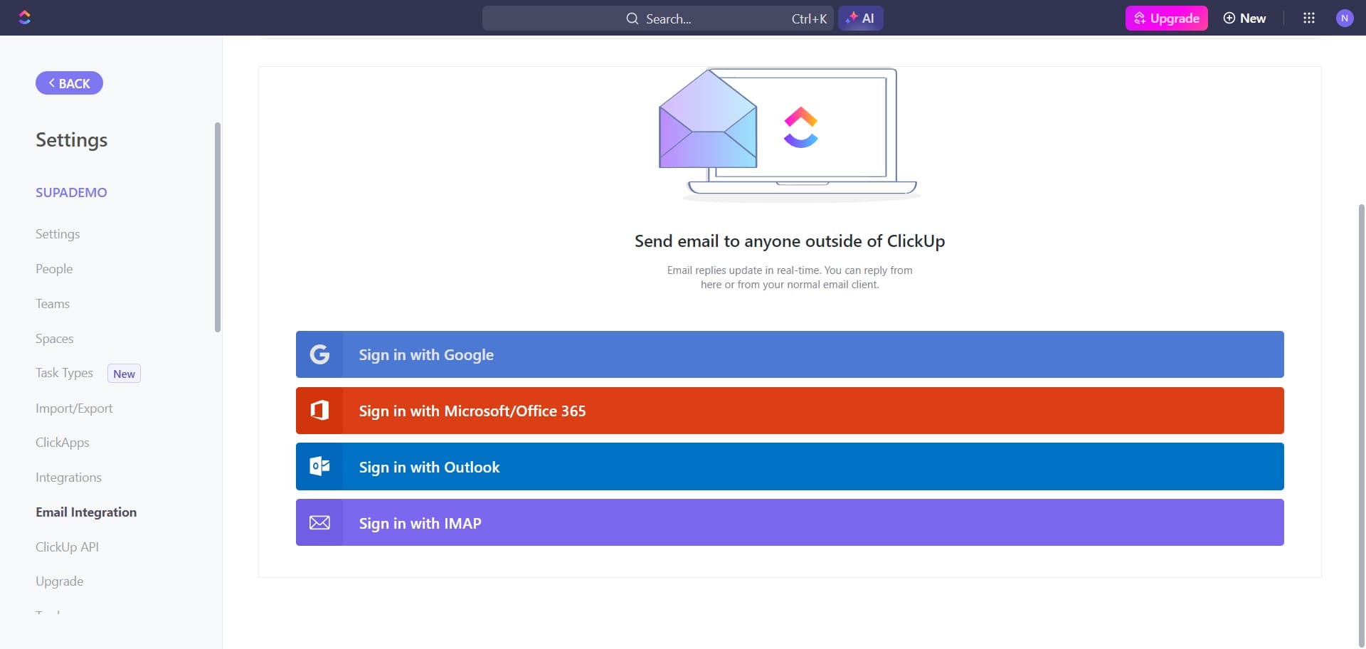 Authenticate with your Google account