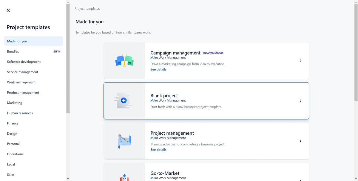 How to Create a New Project in Jira | Tutorial