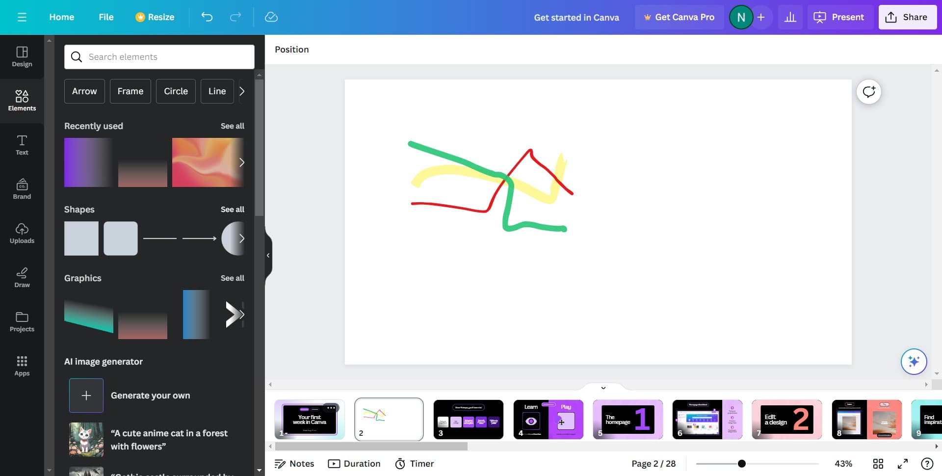 How to Draw a Line in Canva | Step-by-Step