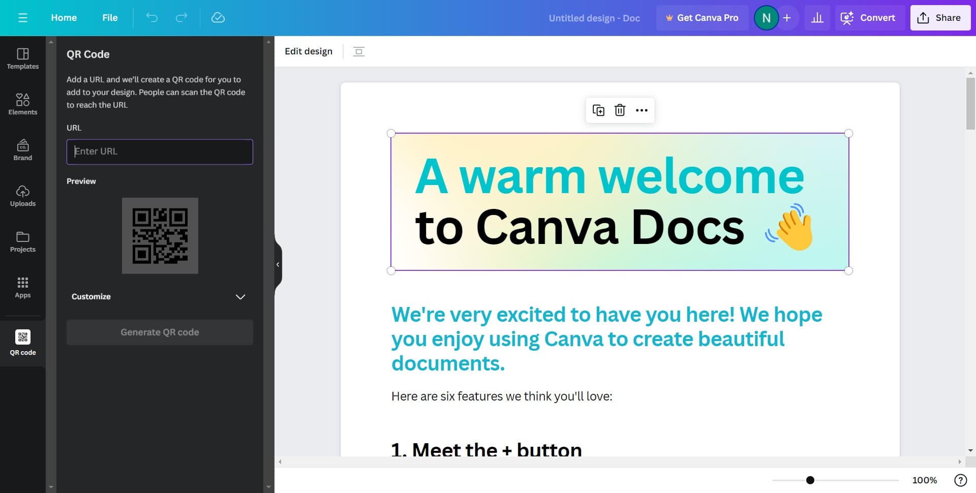 How to Add a QR Code in Canva | Step-by-Step