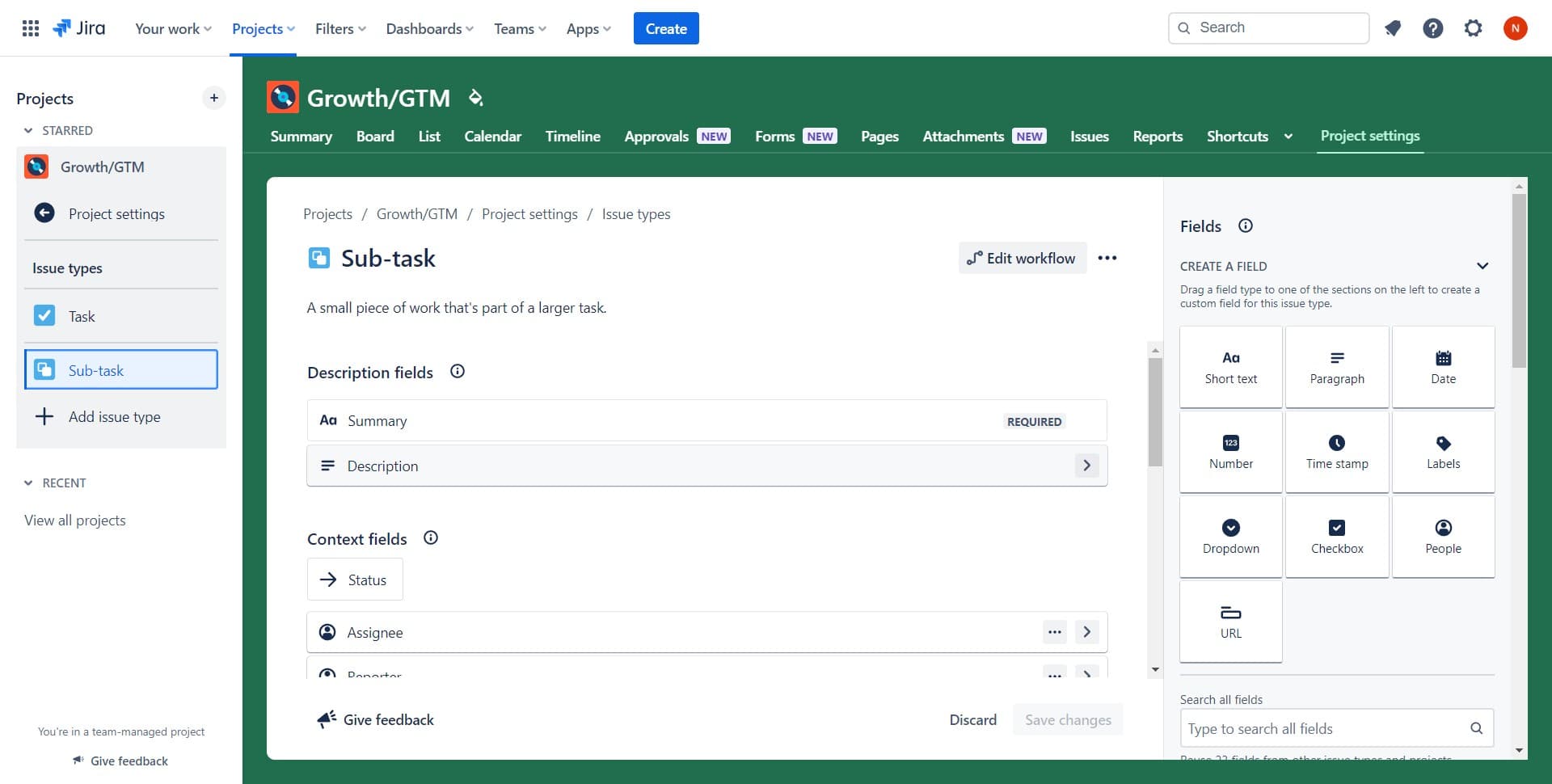 Add description and save