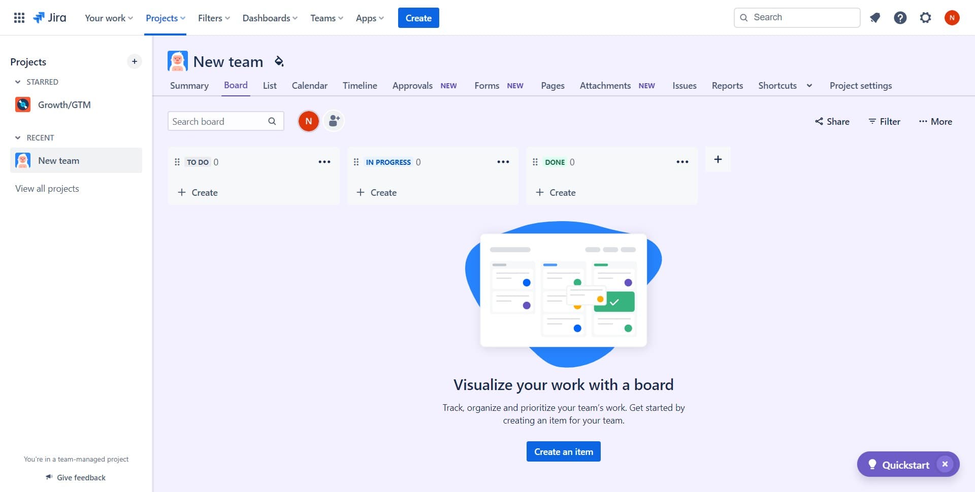 Access Track and organize features