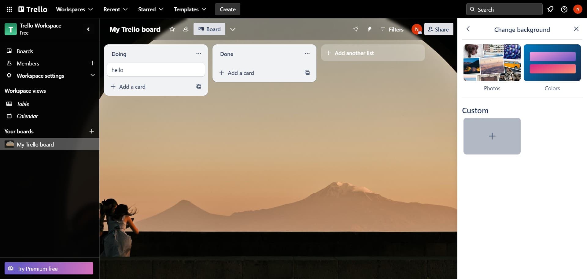 View additional customization