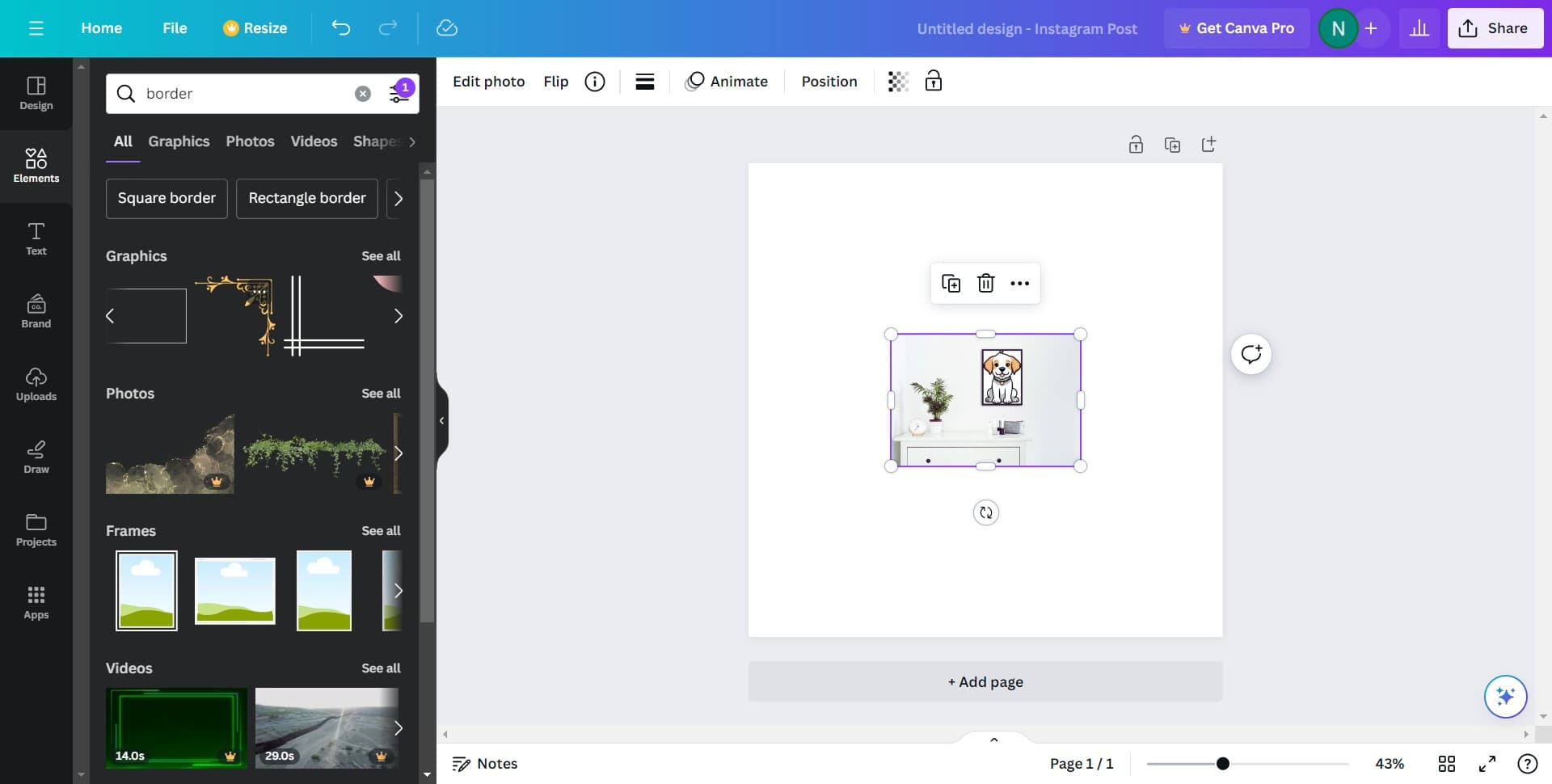 Review your bordered design