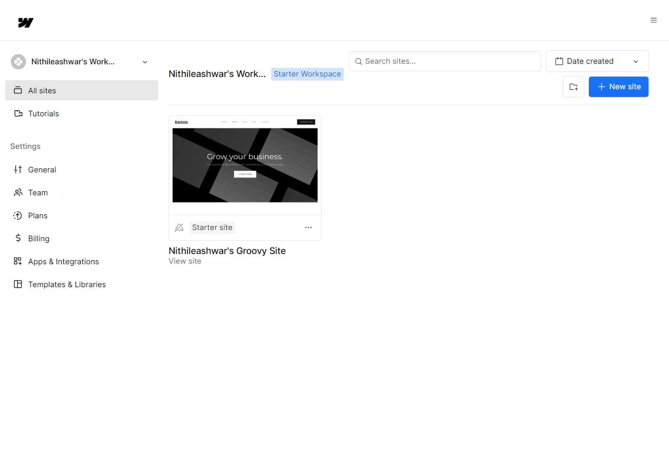 Navigate to All Sites