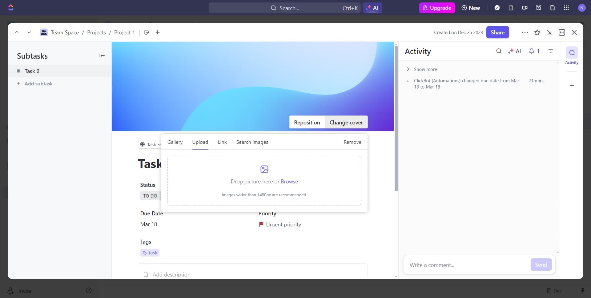 Click 'Browse' to select a file