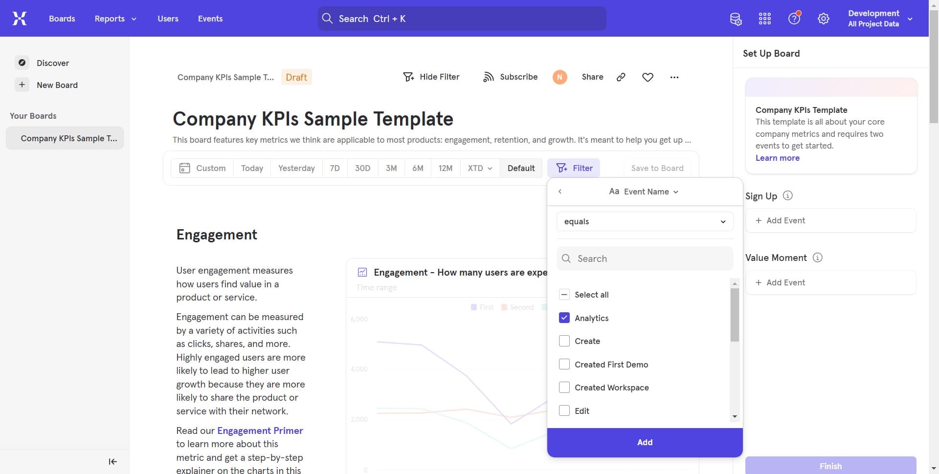 Confirm and view results