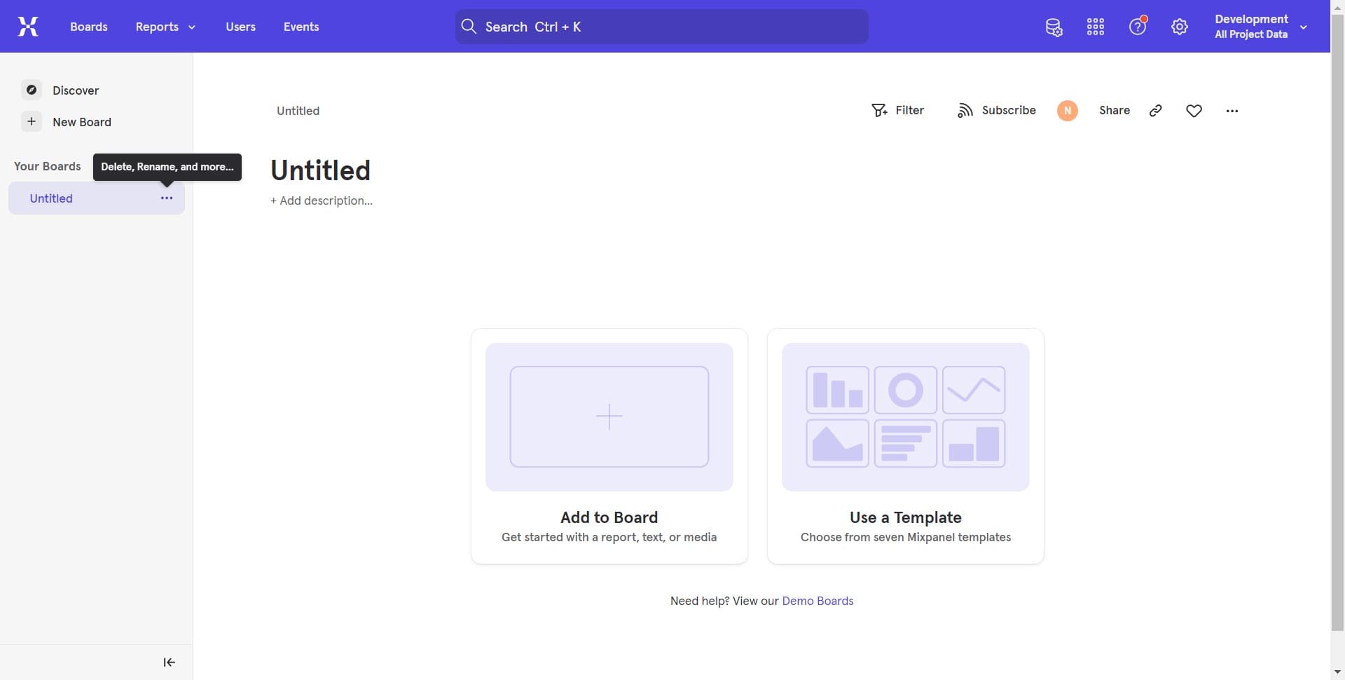 Select the first untitled option