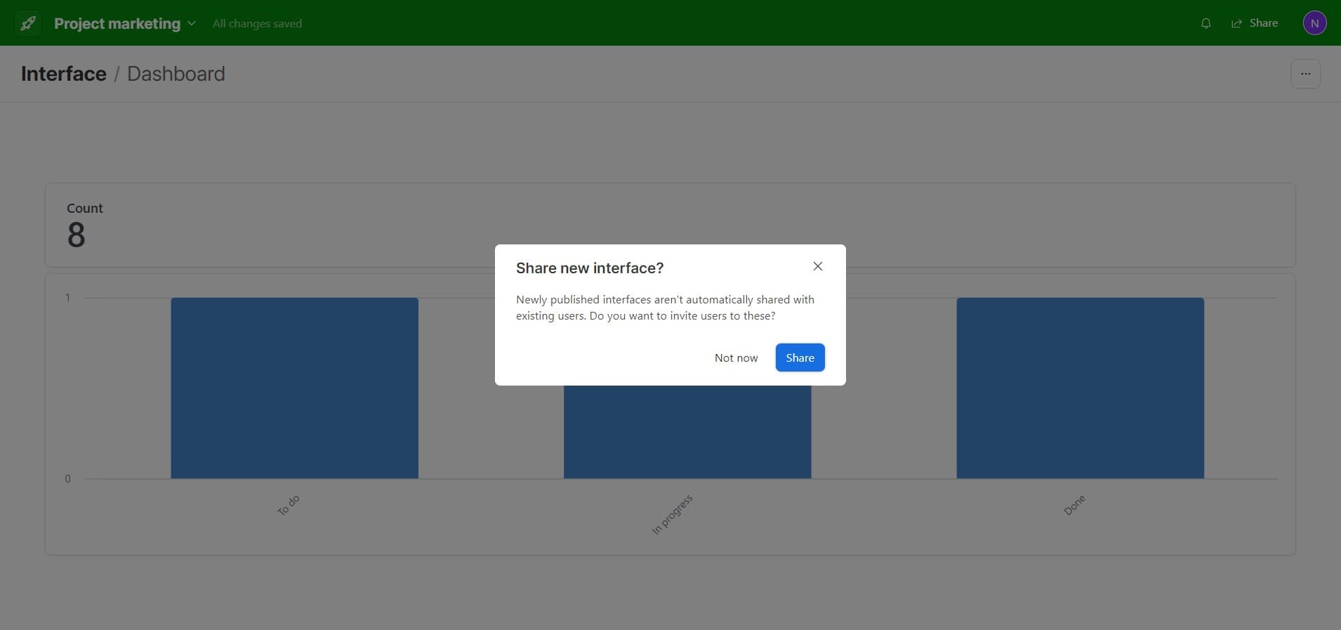 Access sharing options