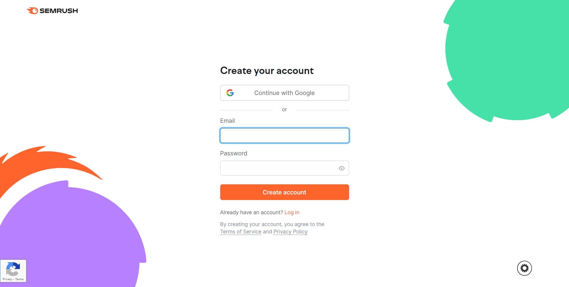 Enter your sign-up information
